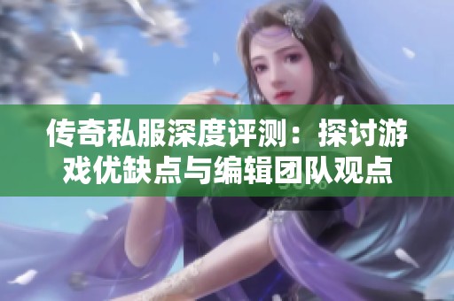 传奇私服深度评测：探讨游戏优缺点与编辑团队观点