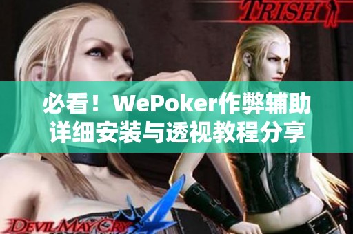 必看！WePoker作弊辅助详细安装与透视教程分享