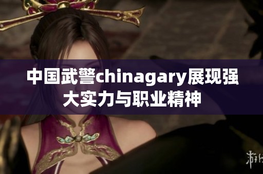 中国武警chinagary展现强大实力与职业精神