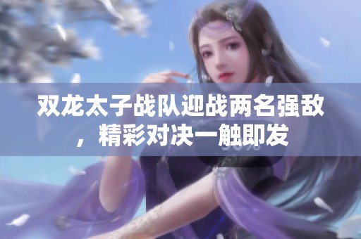 双龙太子战队迎战两名强敌，精彩对决一触即发