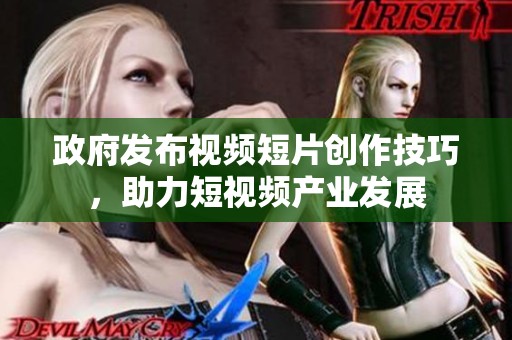 政府发布视频短片创作技巧，助力短视频产业发展