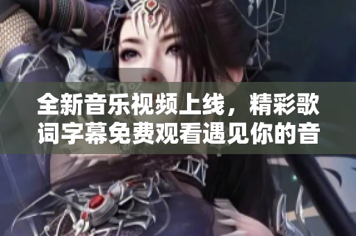 全新音乐视频上线，精彩歌词字幕免费观看遇见你的音乐时光