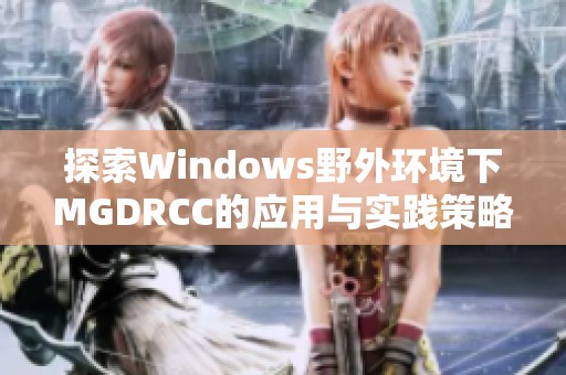 探索Windows野外环境下MGDRCC的应用与实践策略