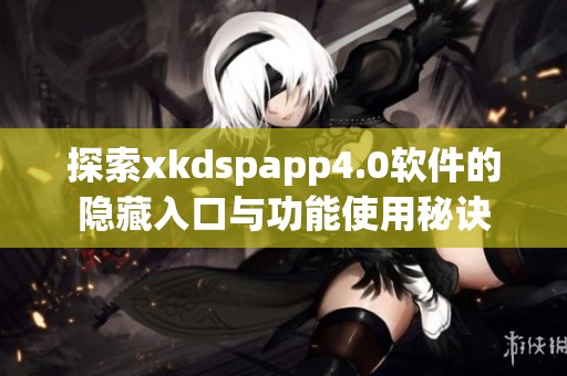 探索xkdspapp4.0软件的隐藏入口与功能使用秘诀