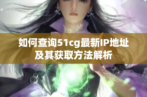 如何查询51cg最新IP地址及其获取方法解析