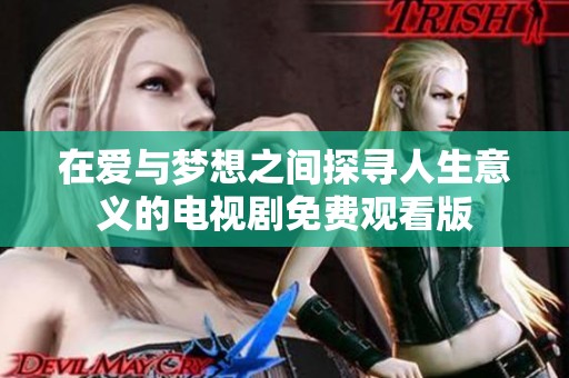 在爱与梦想之间探寻人生意义的电视剧免费观看版