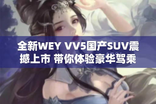 全新WEY VV5国产SUV震撼上市 带你体验豪华驾乘盛宴