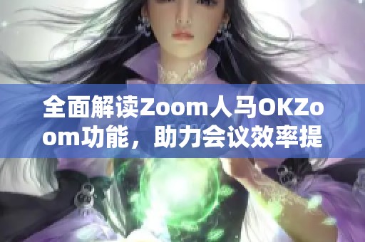 全面解读Zoom人马OKZoom功能，助力会议效率提升