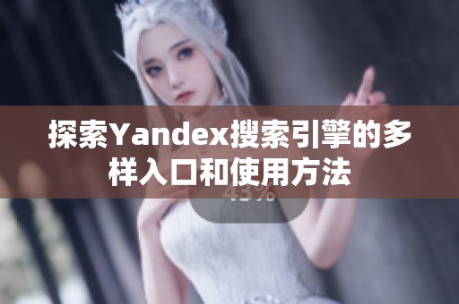 探索Yandex搜索引擎的多样入口和使用方法