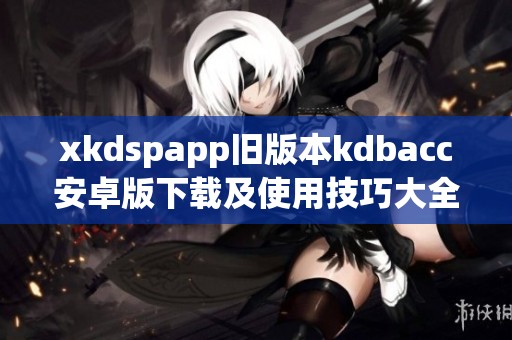 xkdspapp旧版本kdbacc安卓版下载及使用技巧大全