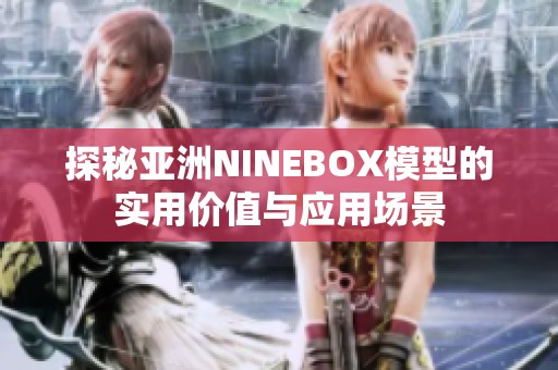 探秘亚洲NINEBOX模型的实用价值与应用场景