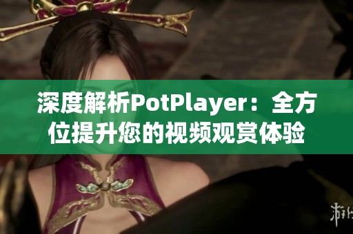 深度解析PotPlayer：全方位提升您的视频观赏体验