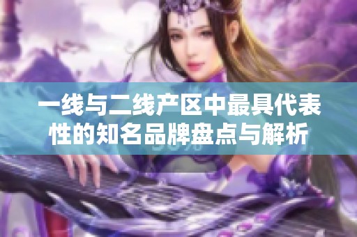 一线与二线产区中最具代表性的知名品牌盘点与解析