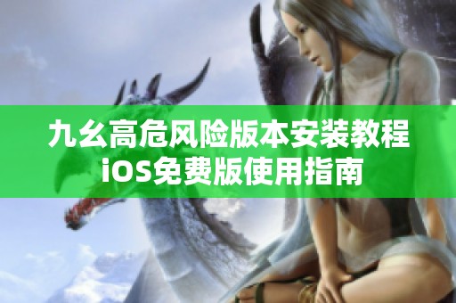 九幺高危风险版本安装教程 iOS免费版使用指南