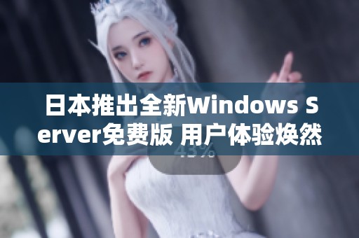 日本推出全新Windows Server免费版 用户体验焕然一新