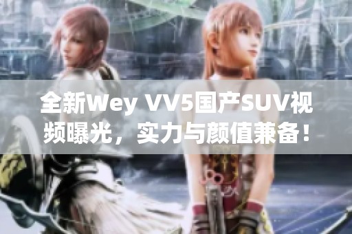 全新Wey VV5国产SUV视频曝光，实力与颜值兼备！