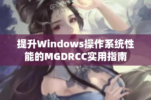 提升Windows操作系统性能的MGDRCC实用指南