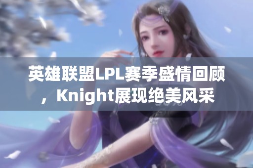 英雄联盟LPL赛季盛情回顾，Knight展现绝美风采