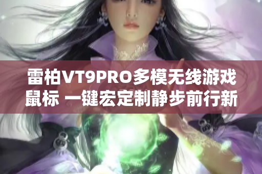 雷柏VT9PRO多模无线游戏鼠标 一键宏定制静步前行新体验