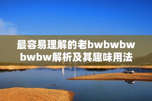 最容易理解的老bwbwbwbwbw解析及其趣味用法