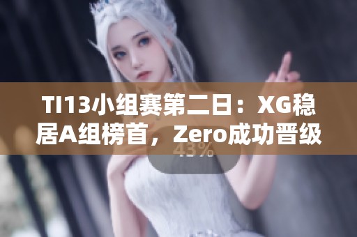 TI13小组赛第二日：XG稳居A组榜首，Zero成功晋级C组次名