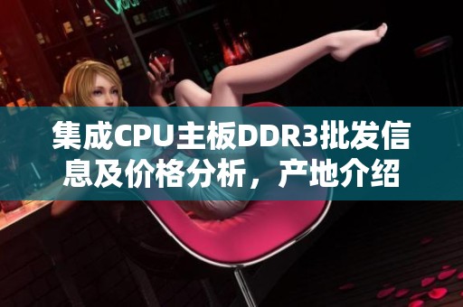 集成CPU主板DDR3批发信息及价格分析，产地介绍