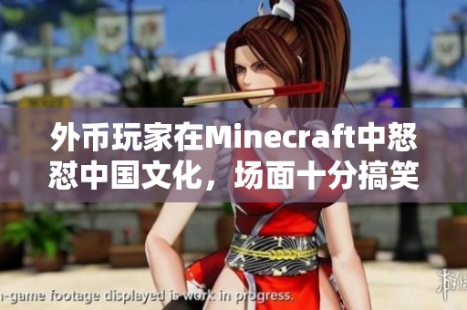 外币玩家在Minecraft中怒怼中国文化，场面十分搞笑