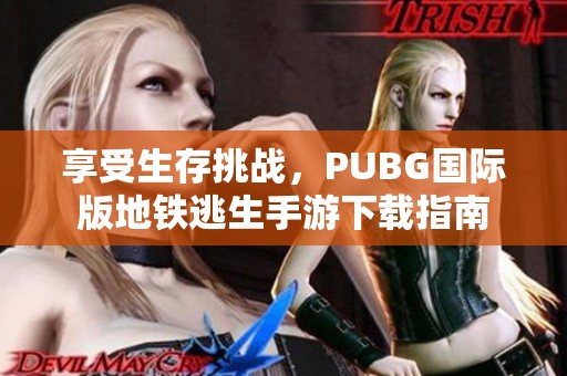 享受生存挑战，PUBG国际版地铁逃生手游下载指南