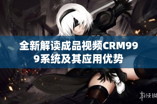 全新解读成品视频CRM999系统及其应用优势