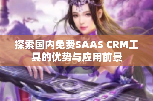 探索国内免费SAAS CRM工具的优势与应用前景