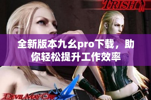 全新版本九幺pro下载，助你轻松提升工作效率