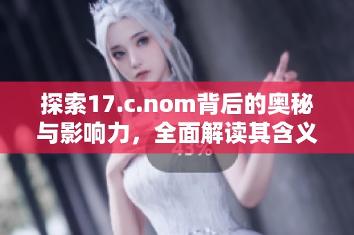 探索17.c.nom背后的奥秘与影响力，全面解读其含义