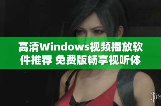 高清Windows视频播放软件推荐 免费版畅享视听体验